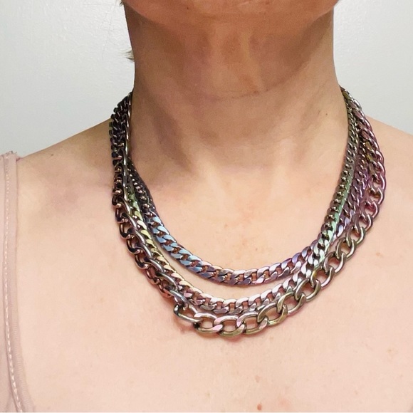 Three chain necklace - Picture 2 of 2